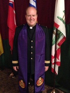 Dr Tom Graduates from CFB Borden Chaplains School